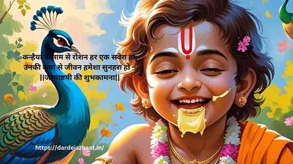 श्री कृष्ण जन्माष्टमी की हार्दिक शुभकामना संदेश श्री कृष्ण जन्माष्टमी की हार्दिक शुभकामना संदेश