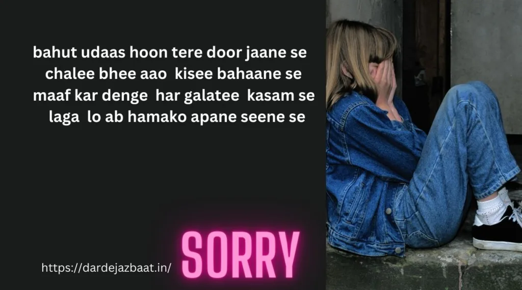 Sorry Shayari