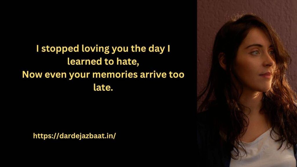 Nafrat Shayari 2 Line English