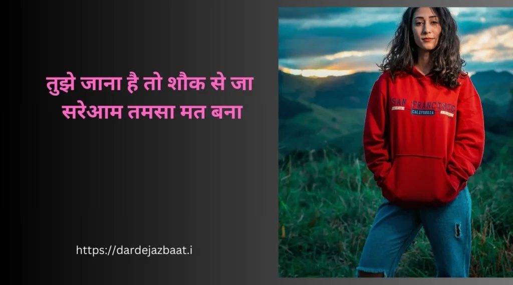 1 line shayari in hindi attitude