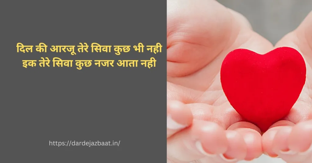 dil ki aarzoo shayari