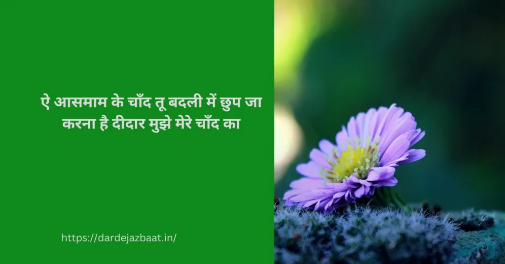 चांद का दीदार शायरी