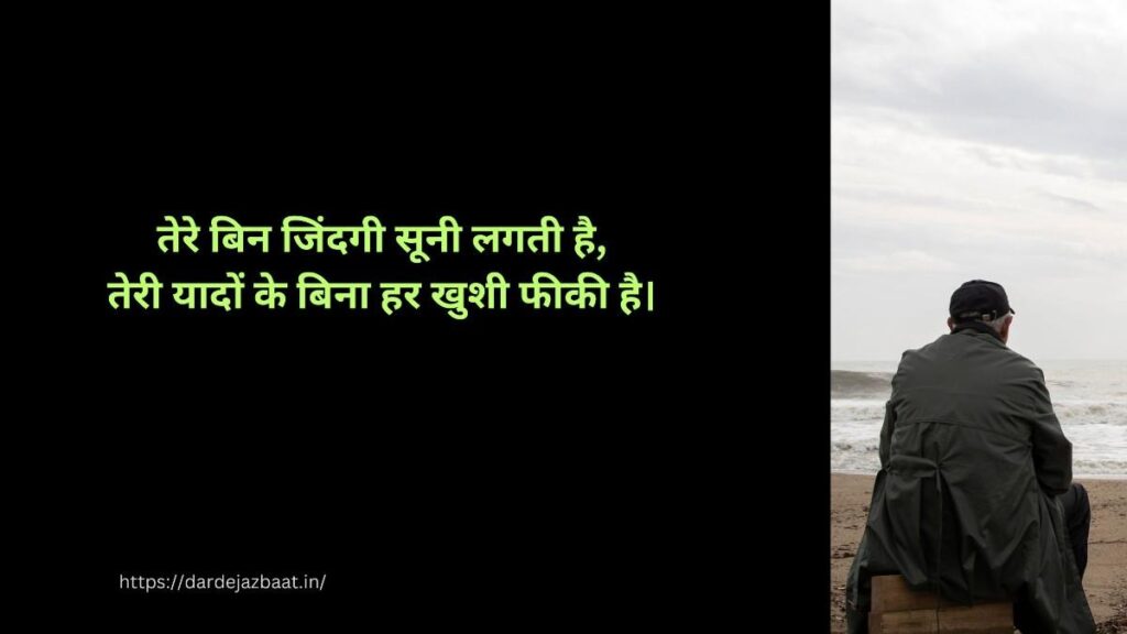 Tere Bin Shayari in Hindi