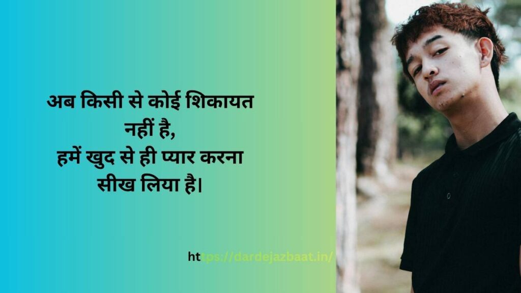 ## **अब किसी से कोई शिकायत नहीं शायरी 