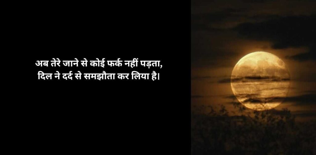 💔 अब फर्क नहीं पड़ता शायरी