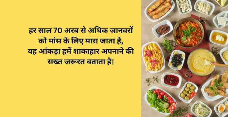 H2: मांसाहार से जुड़ी आँकड़े और तथ्य