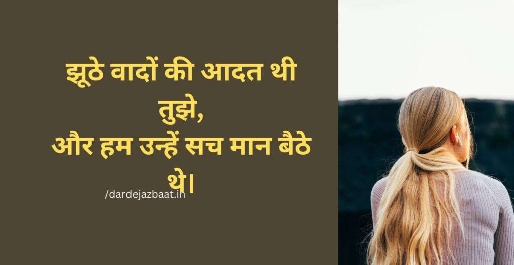 Fake Promises Shayari