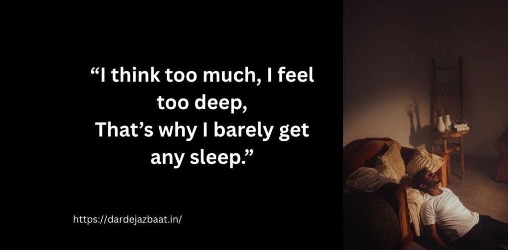 overthinking shayari in english i think too much i feel too deep shayari image