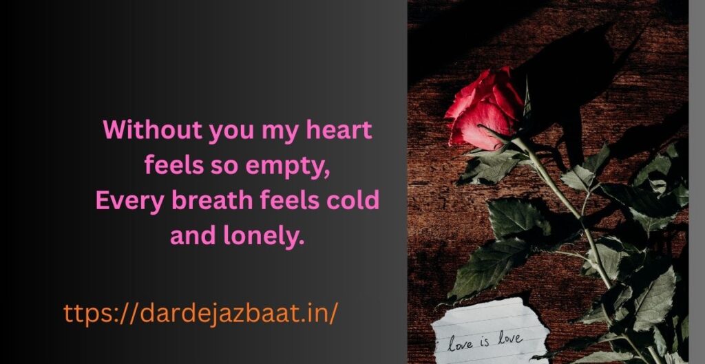 tere bina sad shayari in hindi emotional love quotes