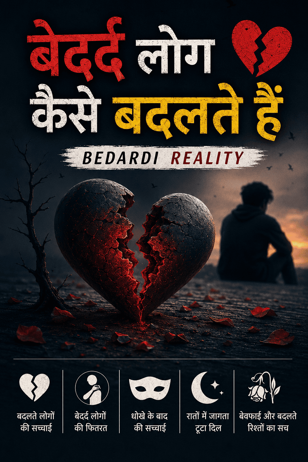 बेदर्द लोग कैसे बदलते हैं 💔|Bedardi Reality Shayari Collection