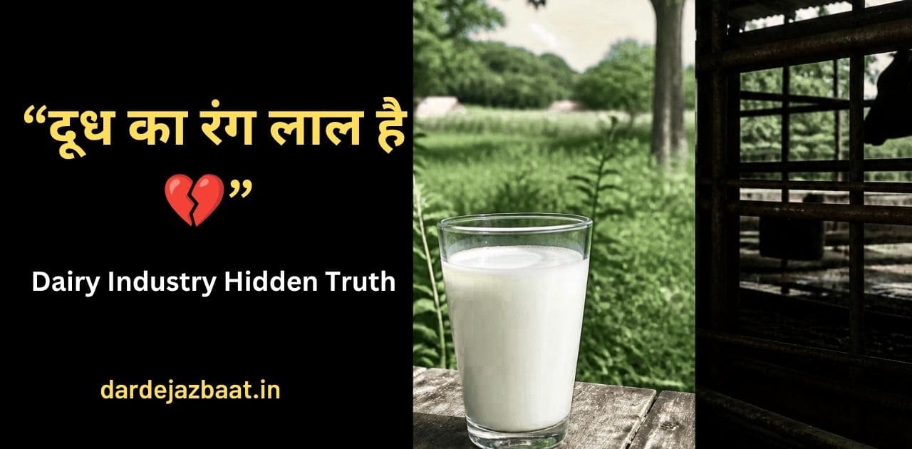 👉“दूध का रंग लाल है💔|डेयरी इंडस्ट्री में छुपा जानवरों का दर्द और खामोश सच्चाई 2026”